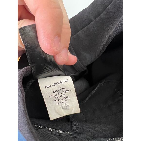 Worthington Plus size Modern Fit high rise Black dress pants with pockets - Picture 4 of 12